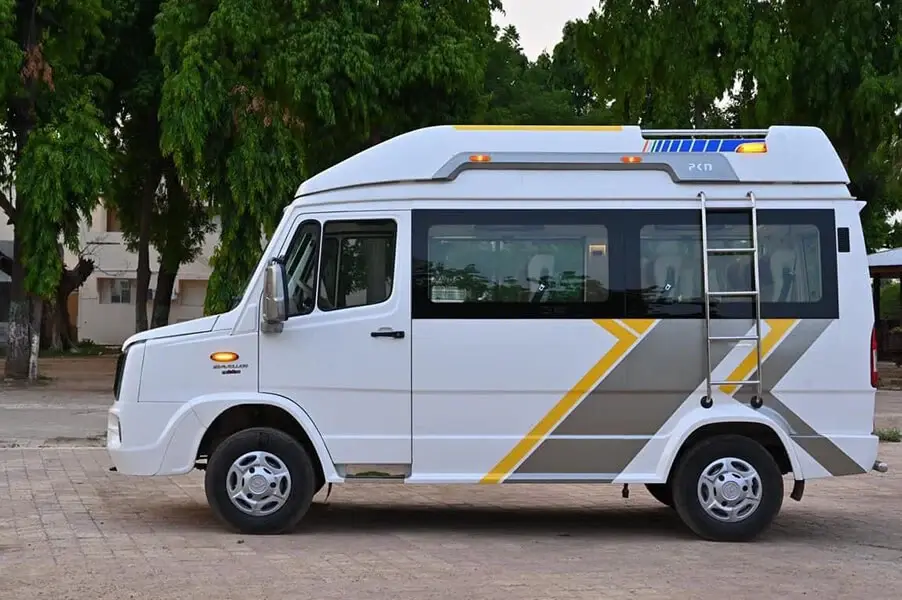 Tempo Traveller on Rent in Ahmedabad - Comfortable Group Travel Vehicle by Adinath Travels