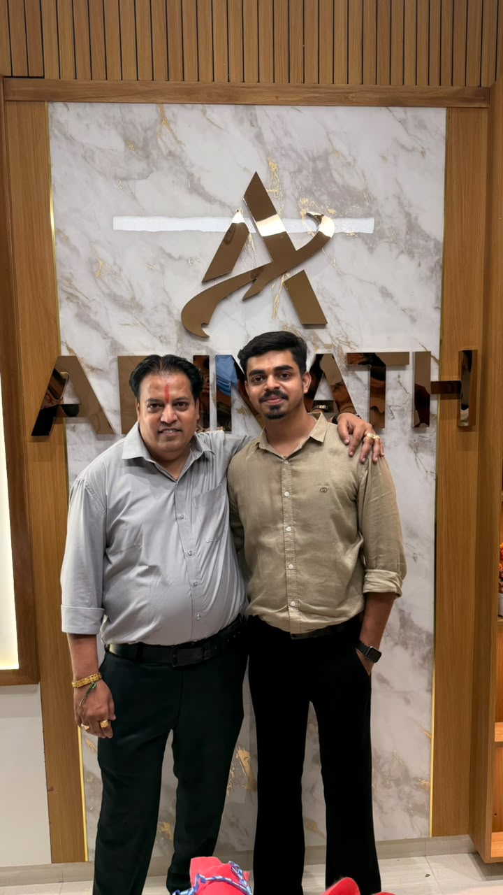 Adinath Travels staff and owner at the Zundal Chandkheda branch